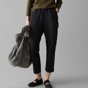 TOAST Gabi Cotton Pull on Trousers Black UK size 4